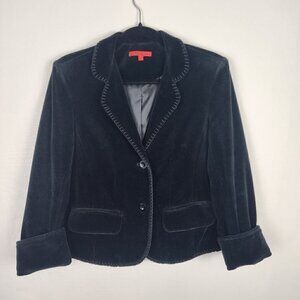 Joni B. Velvet 2 Button Blazer S